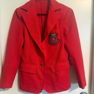 Vintage Salvation Army Royal Oak Citadel Red Blazer